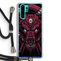 CaseCompany Hell Hound and Serpents: Huawei P30 Pro Transparant Hoesje met koord