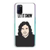 CaseCompany Let It Snow: Oppo A92 Transparant Hoesje