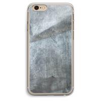 CaseCompany Grey Stone: iPhone 6 Plus / 6S Plus Transparant Hoesje