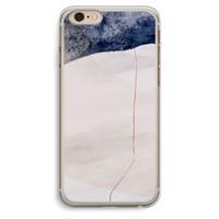 CaseCompany Stone White: iPhone 6 Plus / 6S Plus Transparant Hoesje