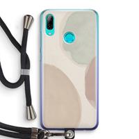 CaseCompany Geo #8: Huawei P Smart (2019) Transparant Hoesje met koord