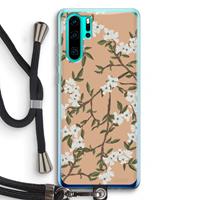 CaseCompany Blossoming spring: Huawei P30 Pro Transparant Hoesje met koord