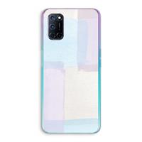CaseCompany Square pastel: Oppo A92 Transparant Hoesje