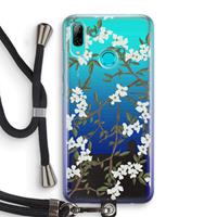 CaseCompany Blossoming spring: Huawei P Smart (2019) Transparant Hoesje met koord