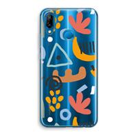 CaseCompany Abstract: Huawei P20 Lite Transparant Hoesje