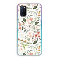 CaseCompany Sweet little flowers: Oppo A92 Transparant Hoesje