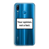 CaseCompany Your opinion: Huawei P20 Lite Transparant Hoesje
