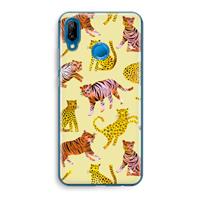 CaseCompany Cute Tigers and Leopards: Huawei P20 Lite Transparant Hoesje