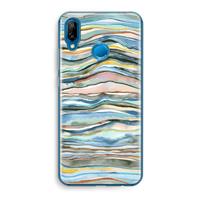 CaseCompany Watercolor Agate: Huawei P20 Lite Transparant Hoesje