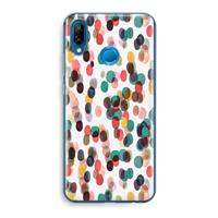 CaseCompany Tropical Dots: Huawei P20 Lite Transparant Hoesje