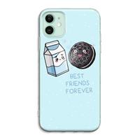 CaseCompany Best Friend Forever: iPhone 11 Transparant Hoesje