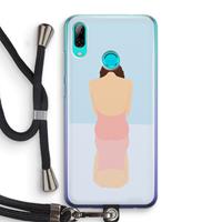CaseCompany Mirror: Huawei P Smart (2019) Transparant Hoesje met koord