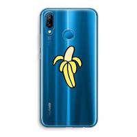 CaseCompany Banana: Huawei P20 Lite Transparant Hoesje