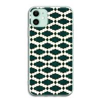 CaseCompany Moroccan tiles: iPhone 11 Transparant Hoesje