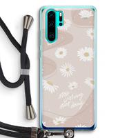 CaseCompany Daydreaming becomes reality: Huawei P30 Pro Transparant Hoesje met koord