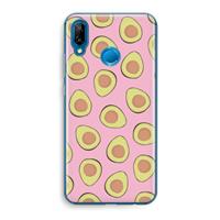 CaseCompany Dancing avocados: Huawei P20 Lite Transparant Hoesje
