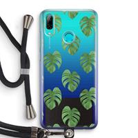 CaseCompany Monstera leaves: Huawei P Smart (2019) Transparant Hoesje met koord