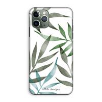 CaseCompany Tropical watercolor leaves: iPhone 11 Pro Tough Case