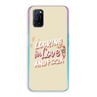 CaseCompany Pizza is the answer: Oppo A92 Transparant Hoesje