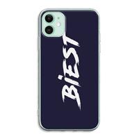 CaseCompany Biest: iPhone 11 Transparant Hoesje