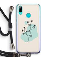 CaseCompany Love your petals: Huawei P Smart (2019) Transparant Hoesje met koord