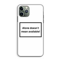 CaseCompany Alone: iPhone 11 Pro Tough Case