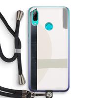 CaseCompany Baca: Huawei P Smart (2019) Transparant Hoesje met koord