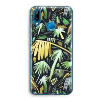 CaseCompany Tropical Palms Dark: Huawei P20 Lite Transparant Hoesje
