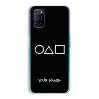 CaseCompany Squid Game: Oppo A92 Transparant Hoesje
