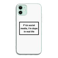 CaseCompany I'm dope: iPhone 11 Transparant Hoesje
