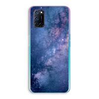 CaseCompany Nebula: Oppo A92 Transparant Hoesje
