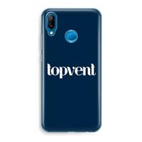 CaseCompany Topvent Navy: Huawei P20 Lite Transparant Hoesje