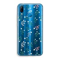 CaseCompany Small white flowers: Huawei P20 Lite Transparant Hoesje