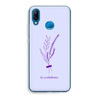 CaseCompany Be a wildflower: Huawei P20 Lite Transparant Hoesje