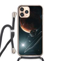 CaseCompany Mars Renaissance: iPhone 11 Pro Max Transparant Hoesje met koord