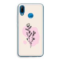 CaseCompany Roses are red: Huawei P20 Lite Transparant Hoesje