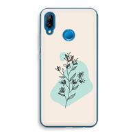 CaseCompany Violets are blue: Huawei P20 Lite Transparant Hoesje