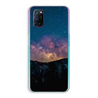 CaseCompany Travel to space: Oppo A92 Transparant Hoesje