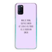 CaseCompany Sprong: Oppo A92 Transparant Hoesje