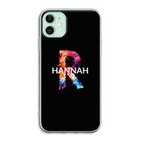 CaseCompany Abstract Spectrum: iPhone 11 Transparant Hoesje