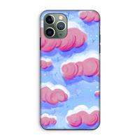 CaseCompany Roze wolken met vogels: iPhone 11 Pro Tough Case