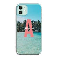 CaseCompany Pacific Dream: iPhone 11 Transparant Hoesje
