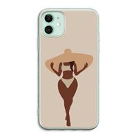 CaseCompany Let's get salty: iPhone 11 Transparant Hoesje