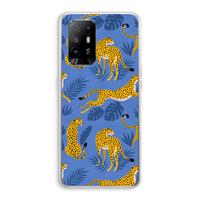CaseCompany Luipaard: Oppo A95 5G Transparant Hoesje