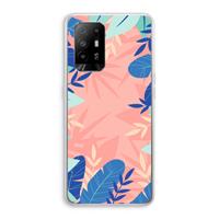 CaseCompany Tropisch: Oppo A95 5G Transparant Hoesje