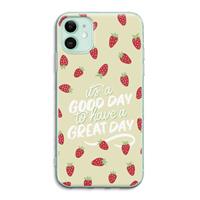 CaseCompany Don't forget to have a great day: iPhone 11 Transparant Hoesje