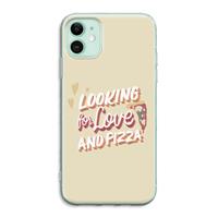 CaseCompany Pizza is the answer: iPhone 11 Transparant Hoesje