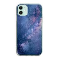 CaseCompany Nebula: iPhone 11 Transparant Hoesje