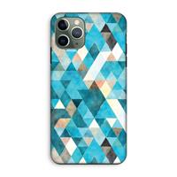 CaseCompany Gekleurde driehoekjes blauw: iPhone 11 Pro Tough Case