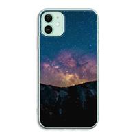 CaseCompany Travel to space: iPhone 11 Transparant Hoesje